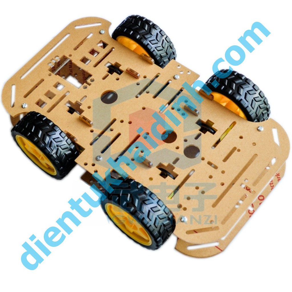 bộ thành phần xe mô hình 2 tầng KDE-04 dễ lắp đặt kde3102