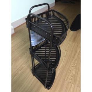 Kệ góc kiểu Nhật 3 tầng cao cấp - Kệ sơn tĩnh điện chống rỉ