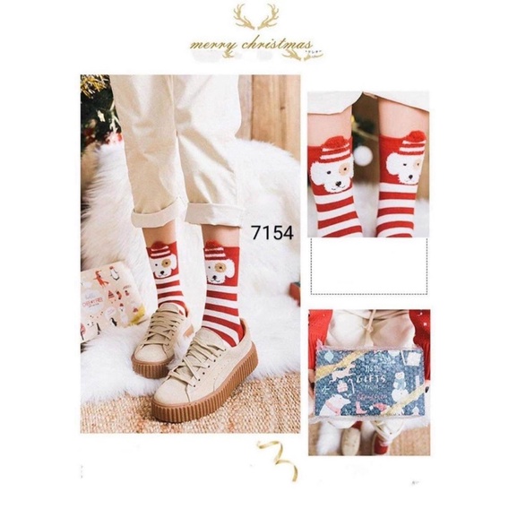 Tất noel free size