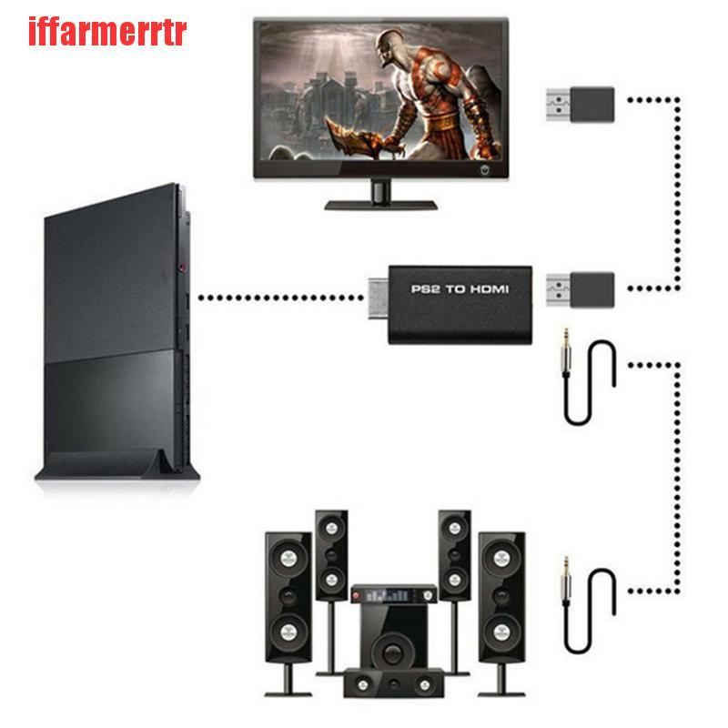 Bộ Chuyển Đổi Ps2 Sang Hdmi Audio Video Với Đầu Ra Âm Thanh 3.5mm Cho Hdtv