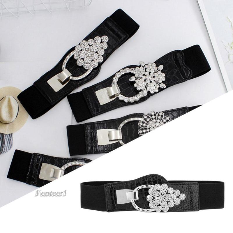 1 thắt lưng da PU co giãn cho nữ