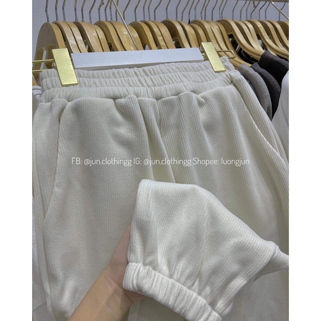 Quần nhung tăm bo chun 8903 - Ảnh thật JUNclothing