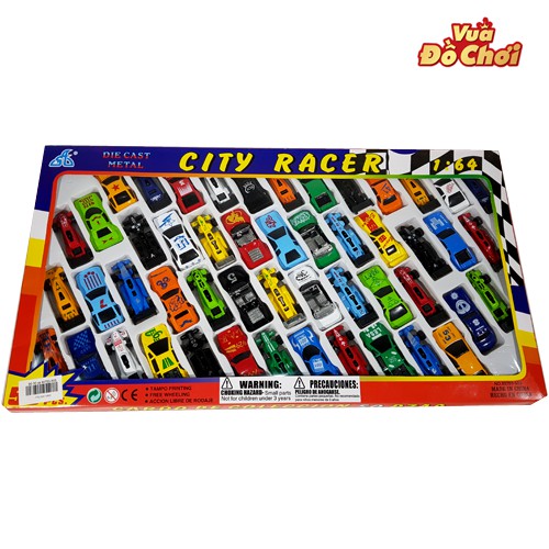 Set 50 Ô Tô Sắt Xuất Mỹ Cho Trẻ