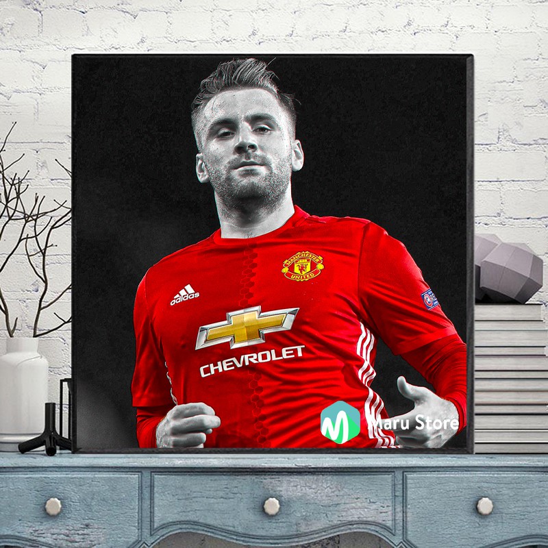 Tranh Treo Tường Luke Shaw, Trang Trí Phòng Net, Phòng Gaming, Quán Cafe
