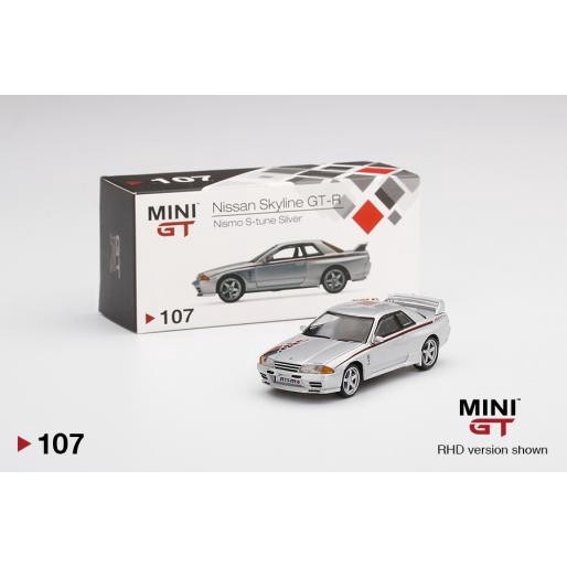 MÔ HÌNH 1:64 MINI GT - Nissan Skyline GT-R  Nismo S-Tune Silver