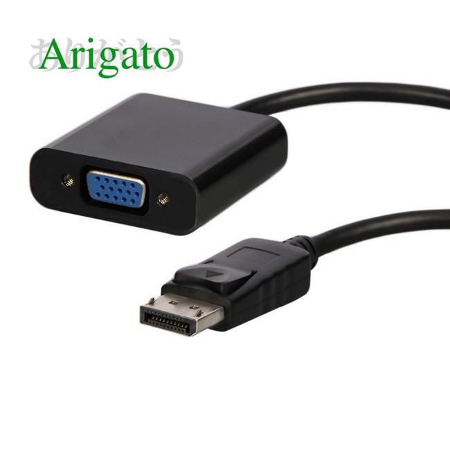 Cáp Chuyển Đổi DisplayPort To VGA, DP ra VGA, DP sang VGA ARIGATO Đảm Bảo Chất Lượng.