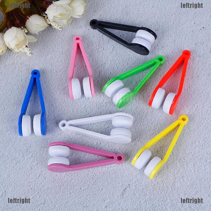 GIÁ RẺ1PC Sun Glasses Eyeglass Brush Clean Tool Microfiber Spectacles Cleaner Brush