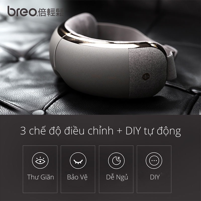 [Tiêu Chiến Đại Diện]Máy Massage Mắt Breo iSeeX Pro Đa Chức An Toàn Cho Người Lớn Và Trẻ Nhỏ Breo Market