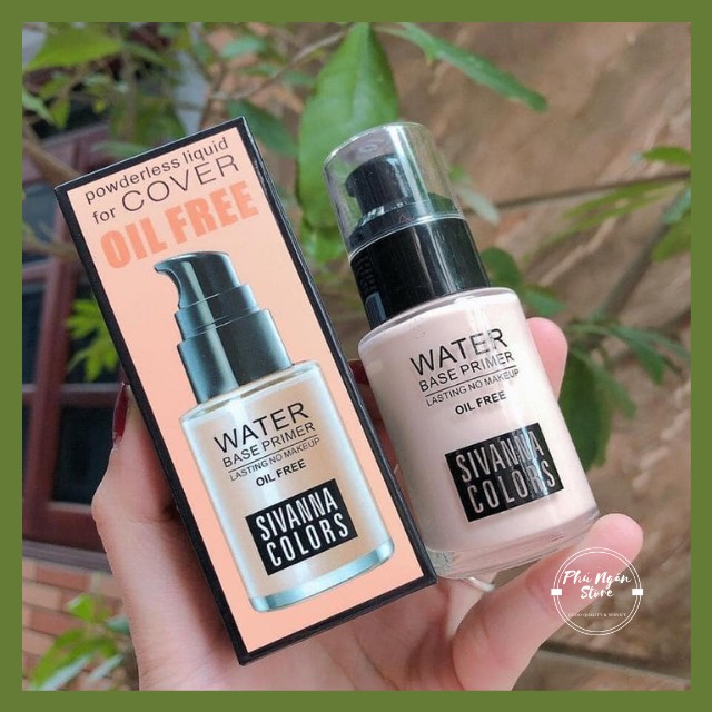 Kem nền/Kem lót Sivanna Colors Water Base Primer Oil Free Thái Lan kiềm dầu kháng nước | BigBuy360 - bigbuy360.vn
