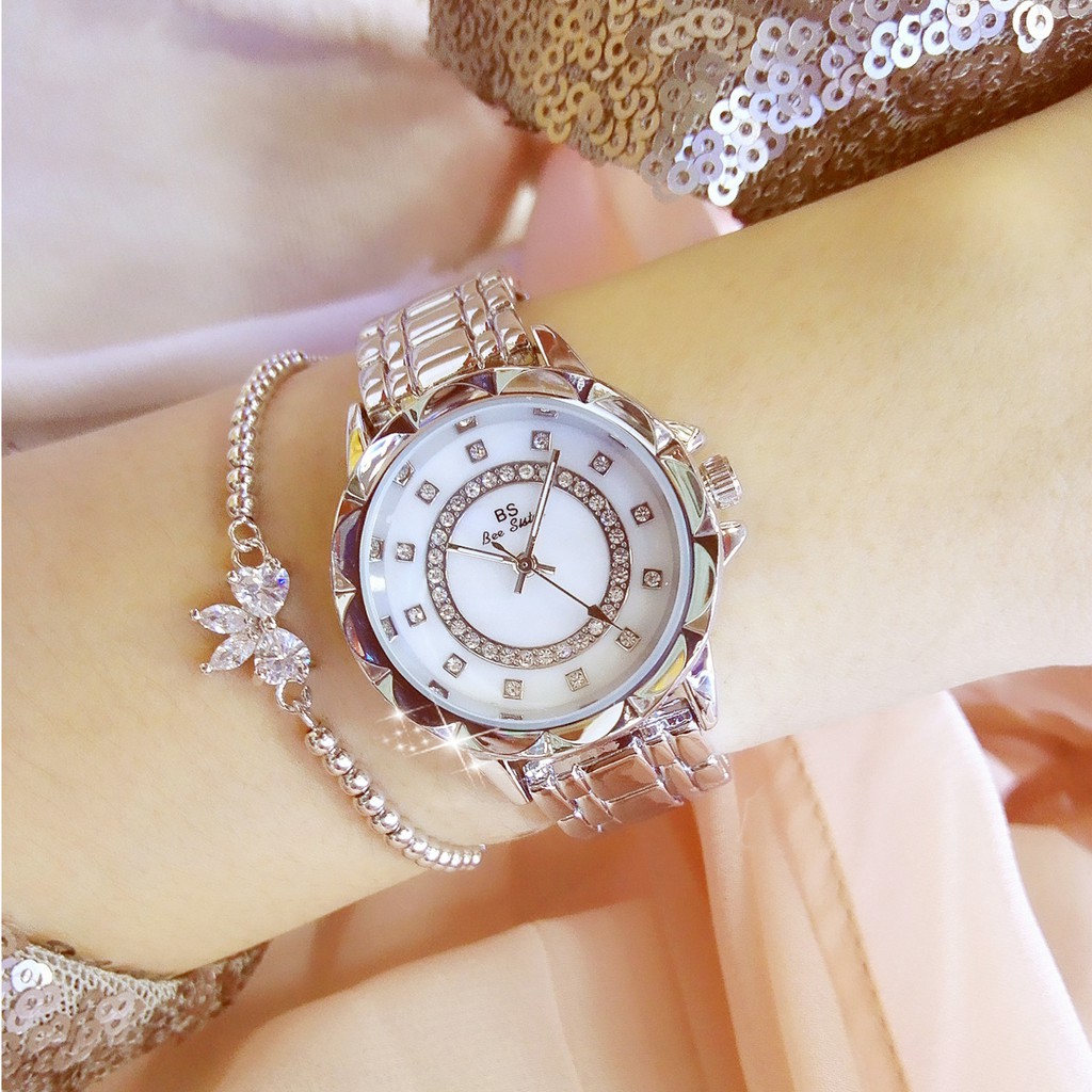 [Mã FAMAYFA2 giảm 10K đơn 50K] Đồng hồ thời trang nữ BS beesister BS05 cá tính cực đẹp | BigBuy360 - bigbuy360.vn