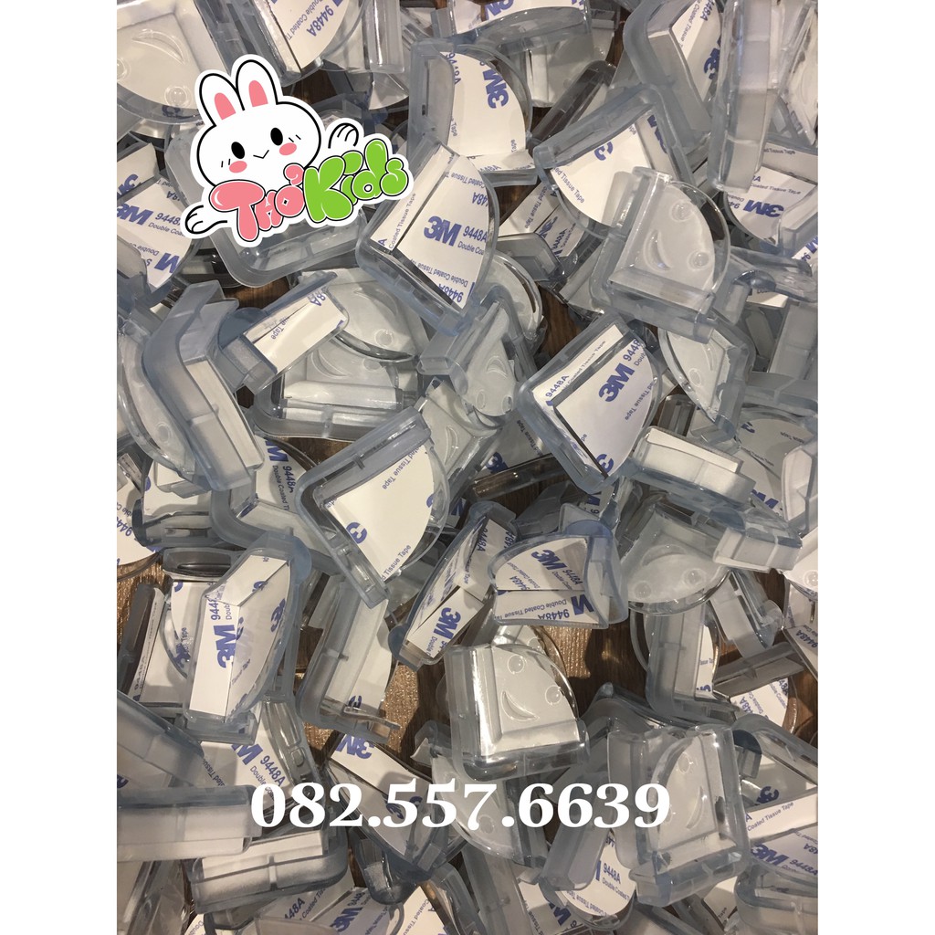 Bịt Góc Bàn, Cạnh Bàn - Siêu Bám Dính - Chất Lượng Cao - Silicon trong suốt - Không Mùi Nhựa
