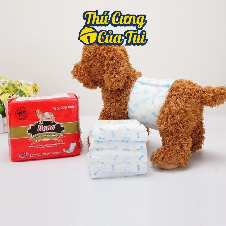 Lẻ Bỉm Cho Chó Đực - Tã Quấn Bụng Dono Disposale Diapers - Tả Lót Siêu Thấm Hút - Thú cưng của tui