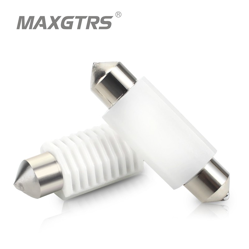 Bộ 2 bóng đèn LED MAXGTRS 31 36 39 41mm C5W 3030 chuyên dụng cho xe hơi