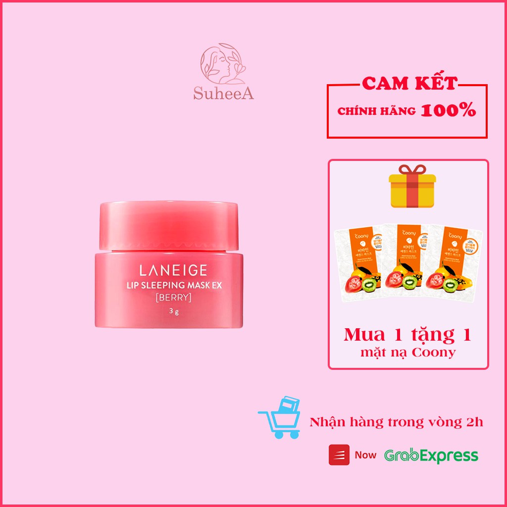 Mặt nạ ngủ môi Laneige Lip Sleeping Mask Berry 3g - Mini