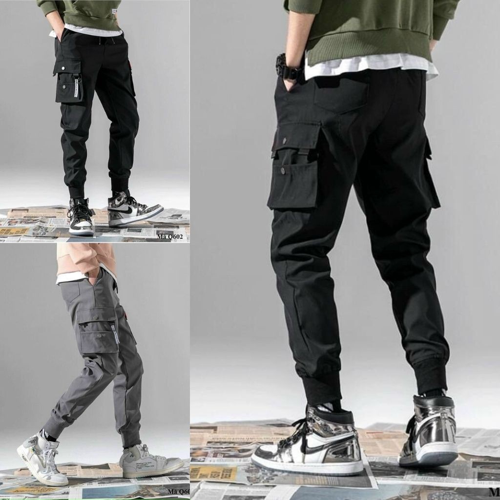Quần Jogger Nam KAKI Túi Hộp Ống Côn Cao Cấp phong Cách Trẻ Trung. | BigBuy360 - bigbuy360.vn