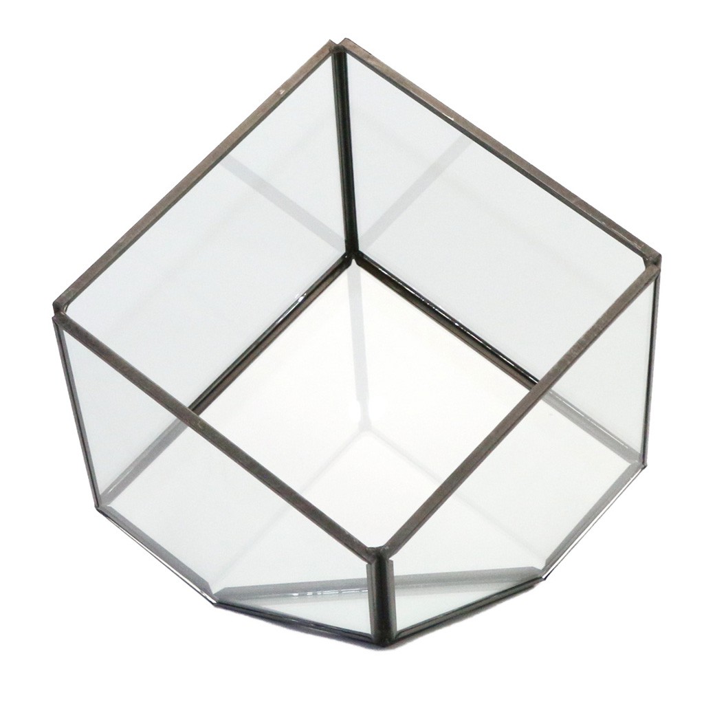 Chậu Kính Trồng Cây Kiểu Hình Học Hiện Đại