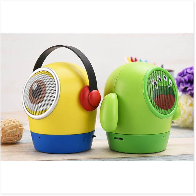 Loa đáng yêu GIÁ VỐN Loa Bluetooth Mini Hình Minion Ngộ Nghĩnh 8358