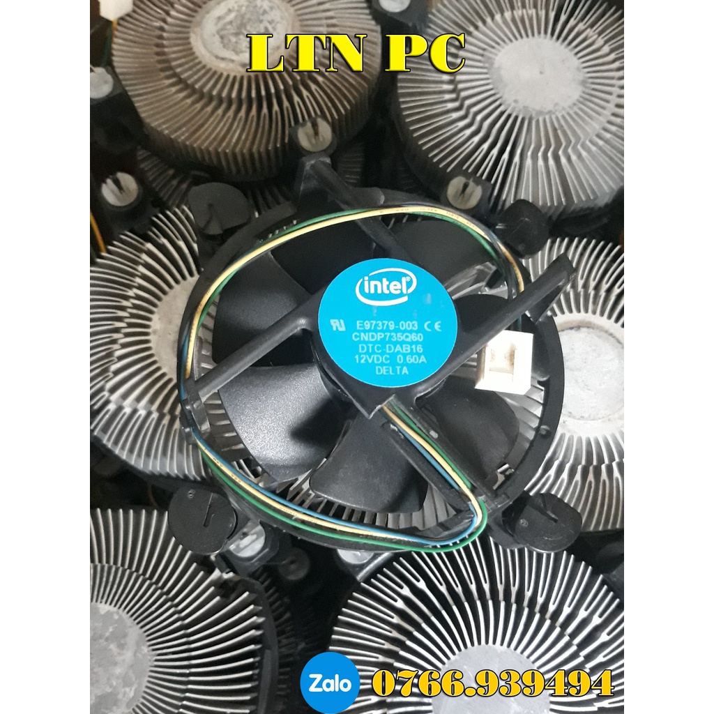 Quạt tản nhiệt CPU - Hàng chính hãng, Quạt Lõi Nhôm, Lõi Đồng Hàng, Quat AMD, Hàng 2nd - Hỗ trợ Main Sk 1155,1150,1151