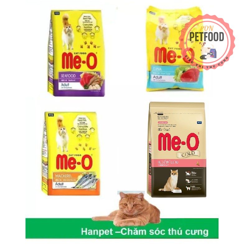 HCM- Thức ăn mèo dạng viên cho mèo lớn ME-O 350gr (3 vị)