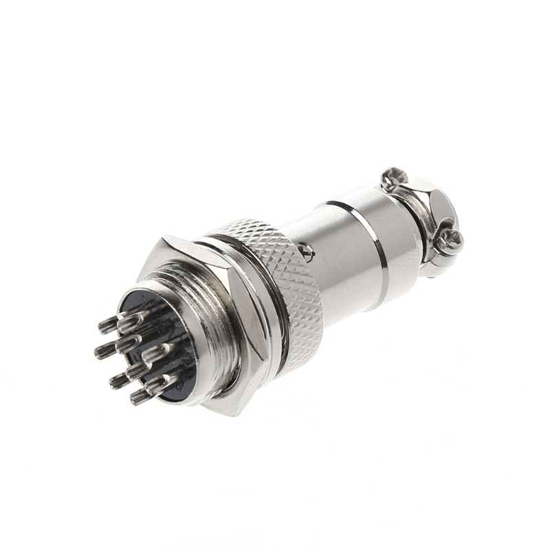 Đầu Nối Dây Điện Bằng Kim Loại 16mm 2 / 3 / 4 / 5 / 6 / 8 / 9 Pin Gx16