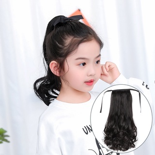 Children's Ponytail/wig Short Curly Girl Ponytail Wig Hair Extension