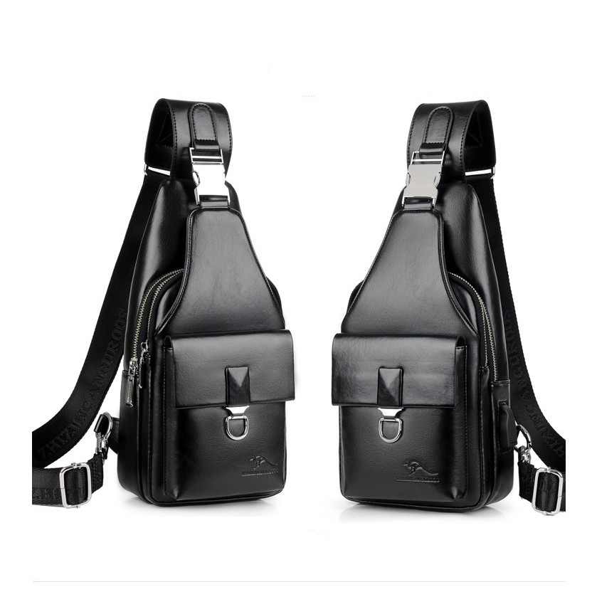 TÚI DA ĐEO CHÉO NAM CẤP CHỐNG NƯỚC LUXURY 79 | BigBuy360 - bigbuy360.vn