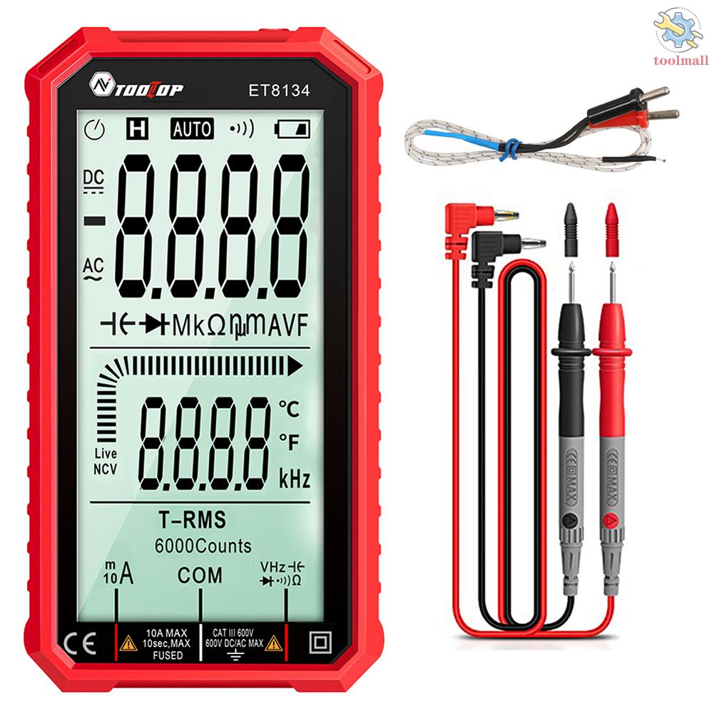 Đồng hồ đo điện áp T&M TOOLTOP ET8134 màn hình LCD 4.7 Inch độ chính xác cao đa năng