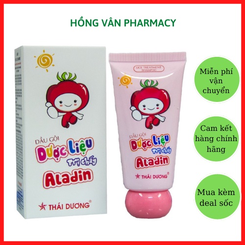 Dầu gội dược liệu diệt chấy cho bé Aladin Thái Dương (30g)