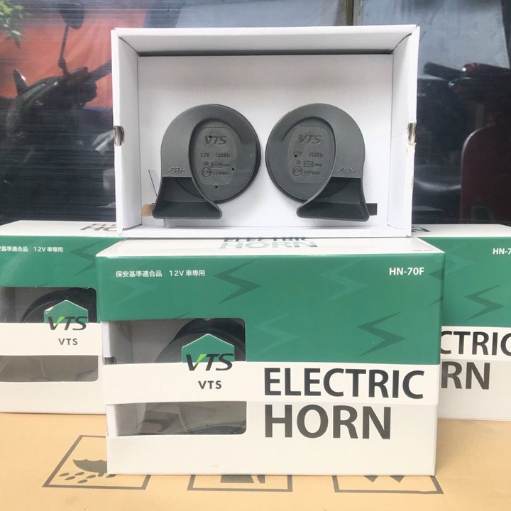 Bộ 2 Còi Sên Electric Horn VTS HN-70F 12V Cho Ô Tô