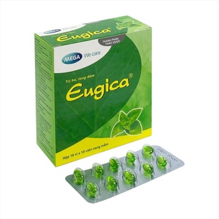 Eugica viên nang xanh (hộp 10 vỉ x 10 viên)