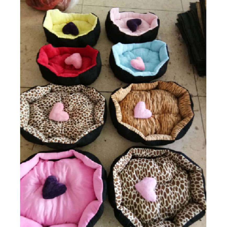 ổ chó mèo sỉz lớn (1 đến 60kg) (m tròn tim)