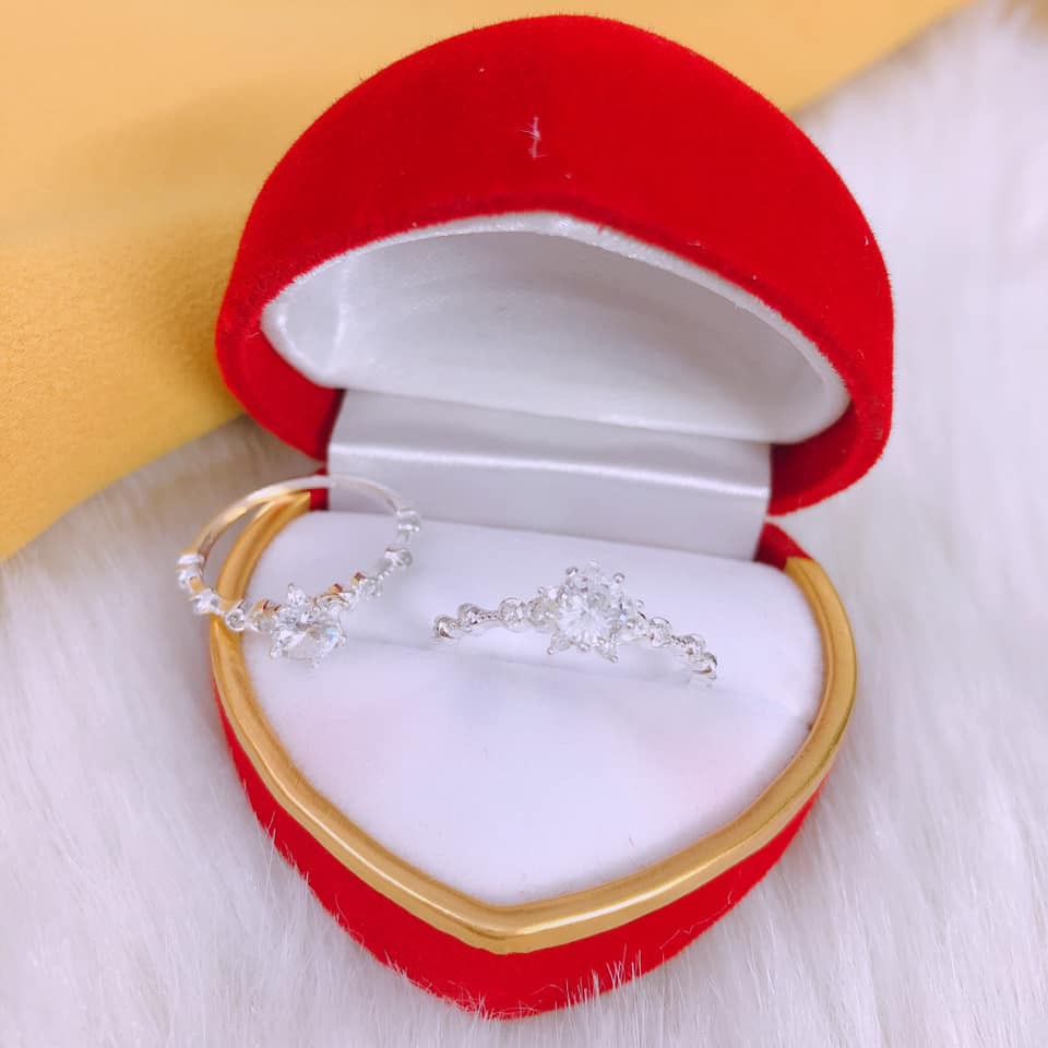 Nhẫn nữ đính đá nhỏ xinh xắn chuẩn bạc ta sáng đẹp [ JQN- Cam kết bạc chuẩn, chất lượng, giá xưởng ] | BigBuy360 - bigbuy360.vn