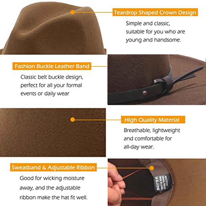 Mũ phớt Fedora thiết kế mới lạ cho nam và nữ