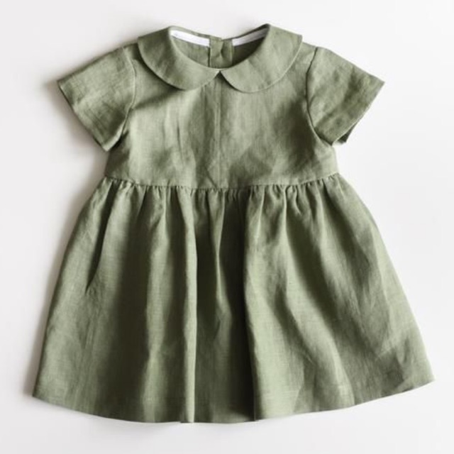 Đầm linen bé gái