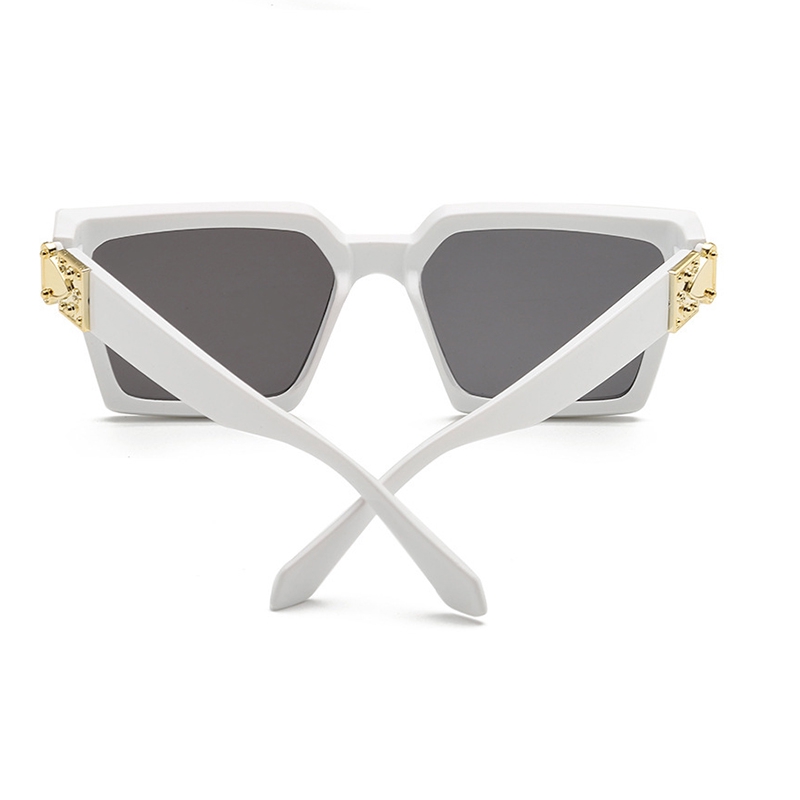 Kính mát gọng vuông chống tia UV400 thời trang sành điệu cho nam nữ