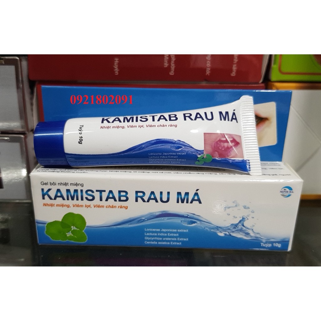 Gel bôi nhiệt miệng KAMISTAB RAU MÁ