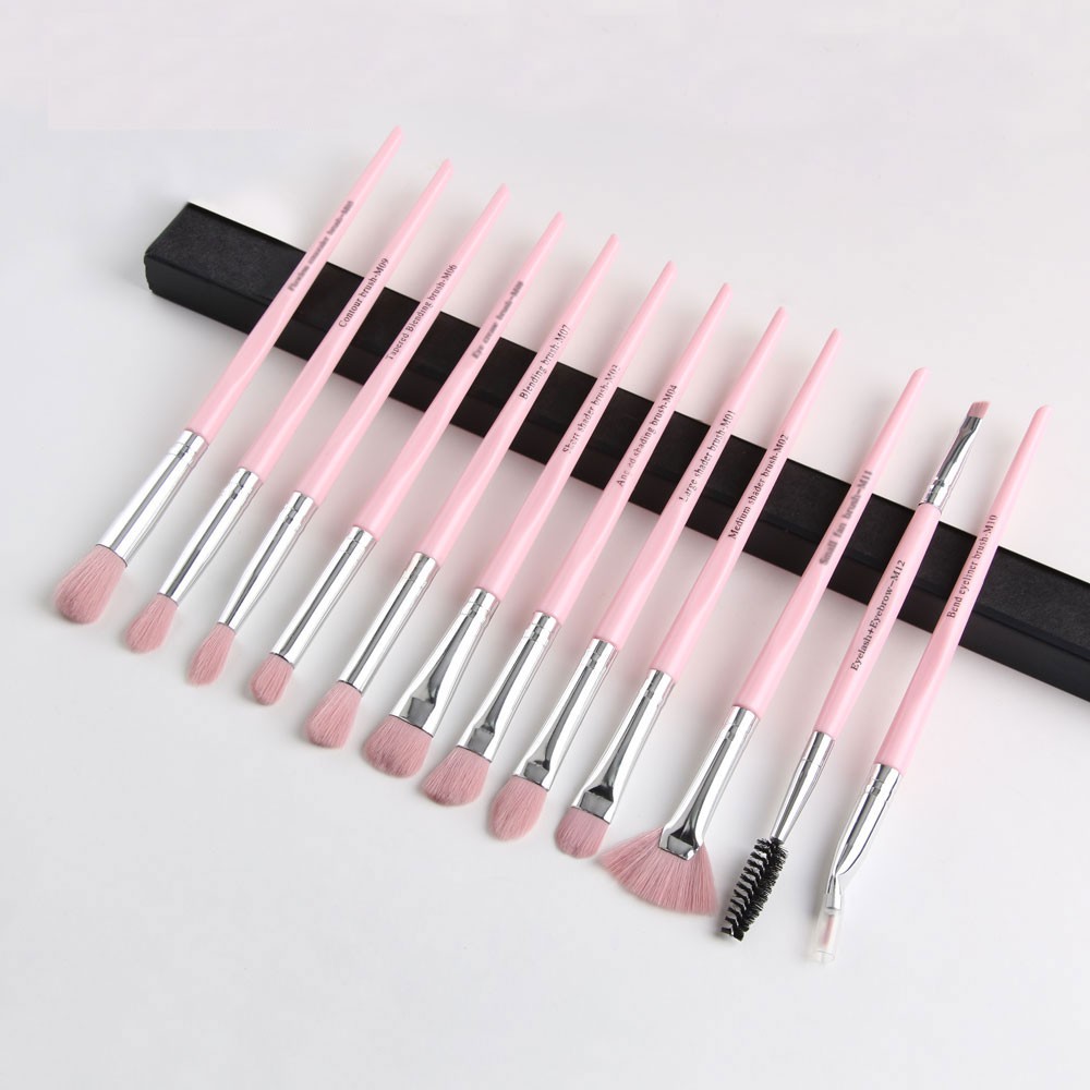 12 PCS/Set Cọ trang điểm cọ trang điểm elf Makeup Brushes Set  Cọ trang điểm đánh phấn mắt chất lượng cao bộ cọ trang diem Cọ Trang Điểm Lông Siêu Mềm Thiết Kế Nhỏ Gọn Dùng Đánh Phấn Mắt MAGEFY