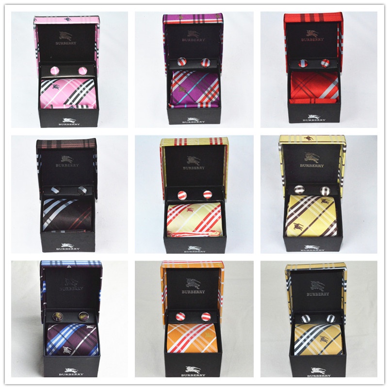 Cà Vạt Burberry Dáng Ôm Thời Trang Cao Cấp Dành Cho Chú Rể