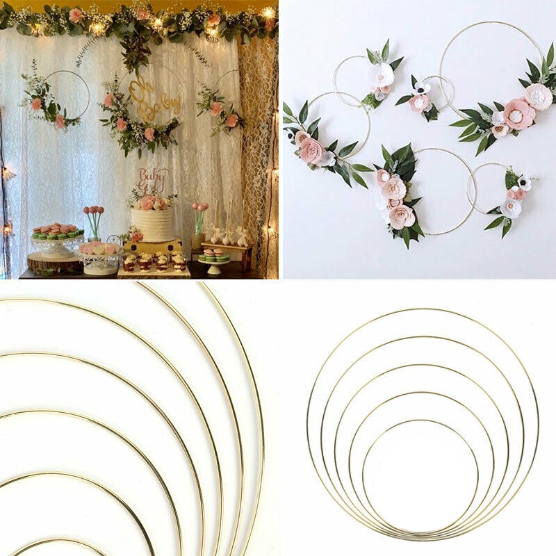 Vòng sắt treo tường trang trí giáng sinh (15-40cm)