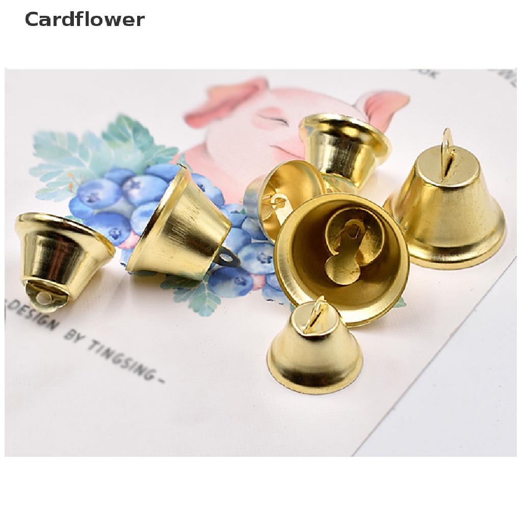 Chuông mini mạ vàng 10-50mm trang trí giáng sinh đẹp mắt