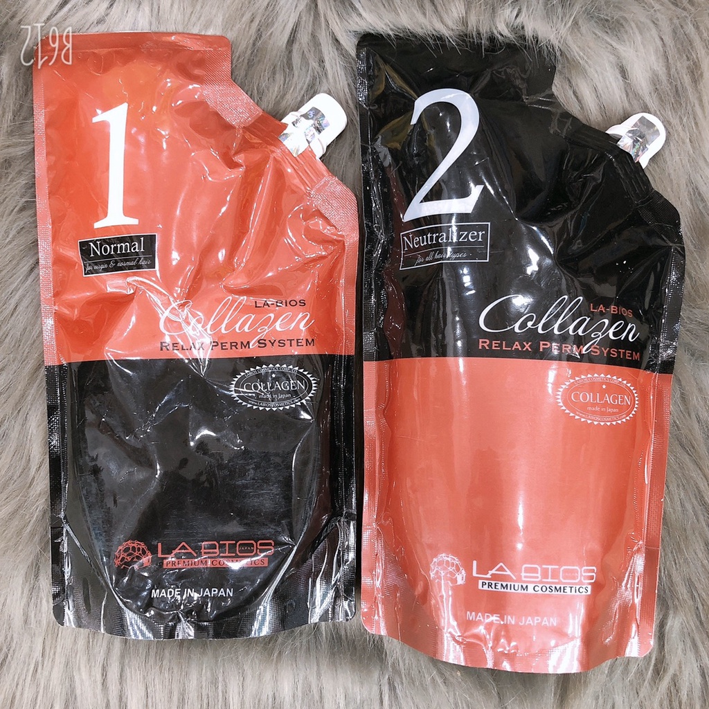 Uốn duỗi ( ép ) tóc LABIOS 400g dành cho tóc khỏe , yếu ( hàng chính hãng )