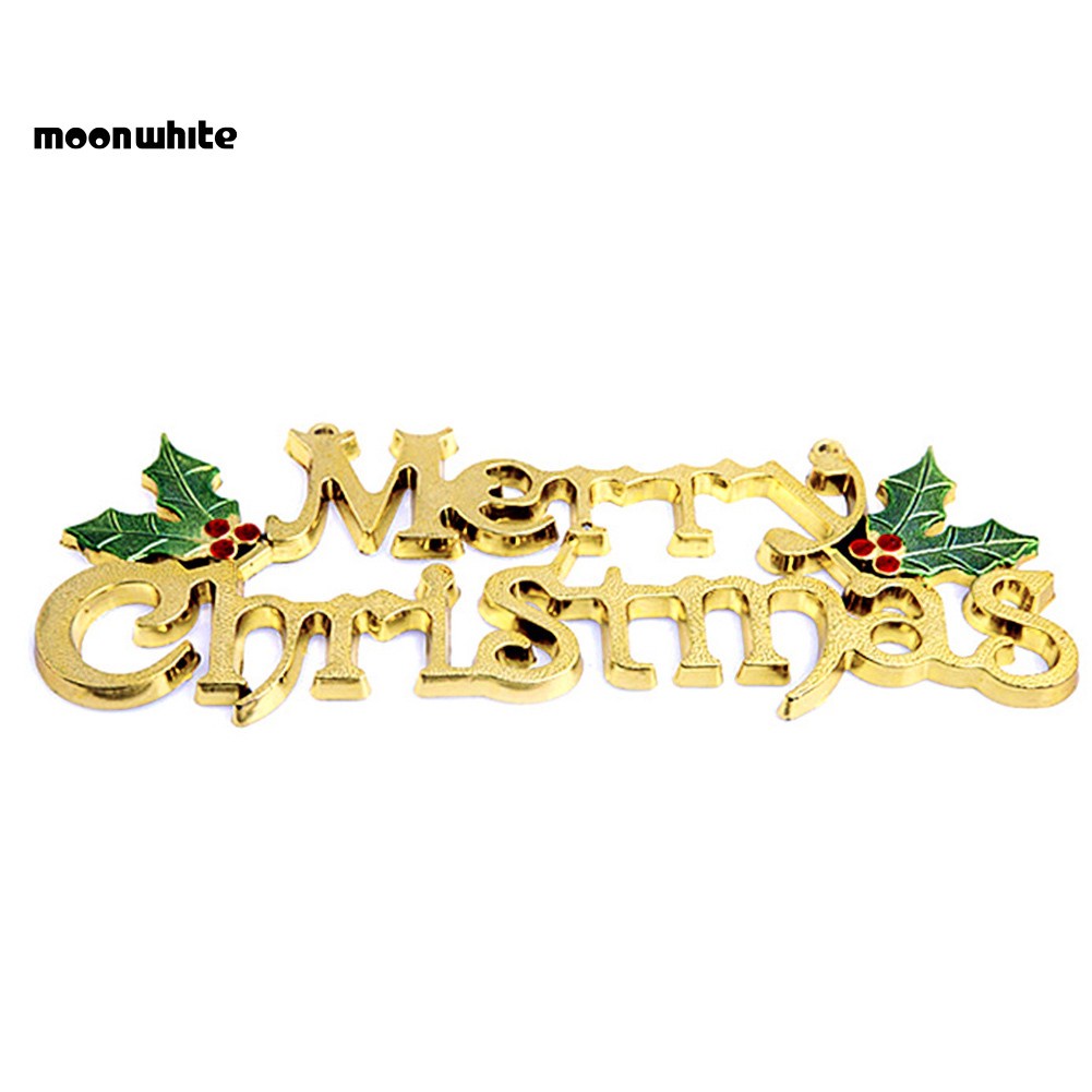 Chữ Merry Christmas treo cây thông Noel