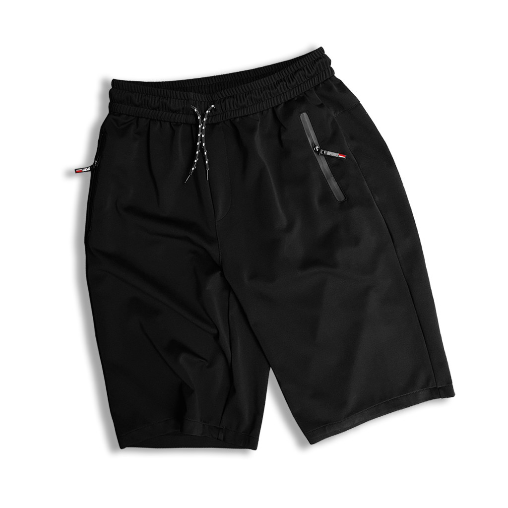 Quần short đùi nam trơn, khóa kéo chống nước cao cấp, phom đẹp trẻ trung TA003