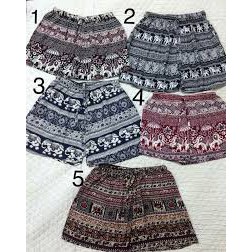 [XẢ HÀNG] Combo 03 quần SHORT lanh thổ cẩm