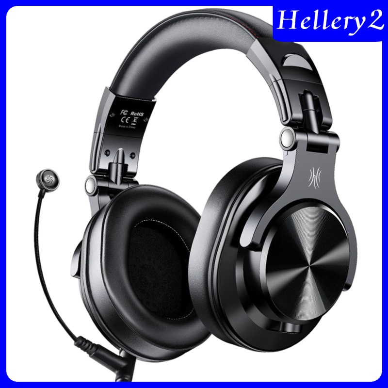 [HELLERY2] A71 Over-Ear Wired Headphones Studio Monitor Headsets with Mic