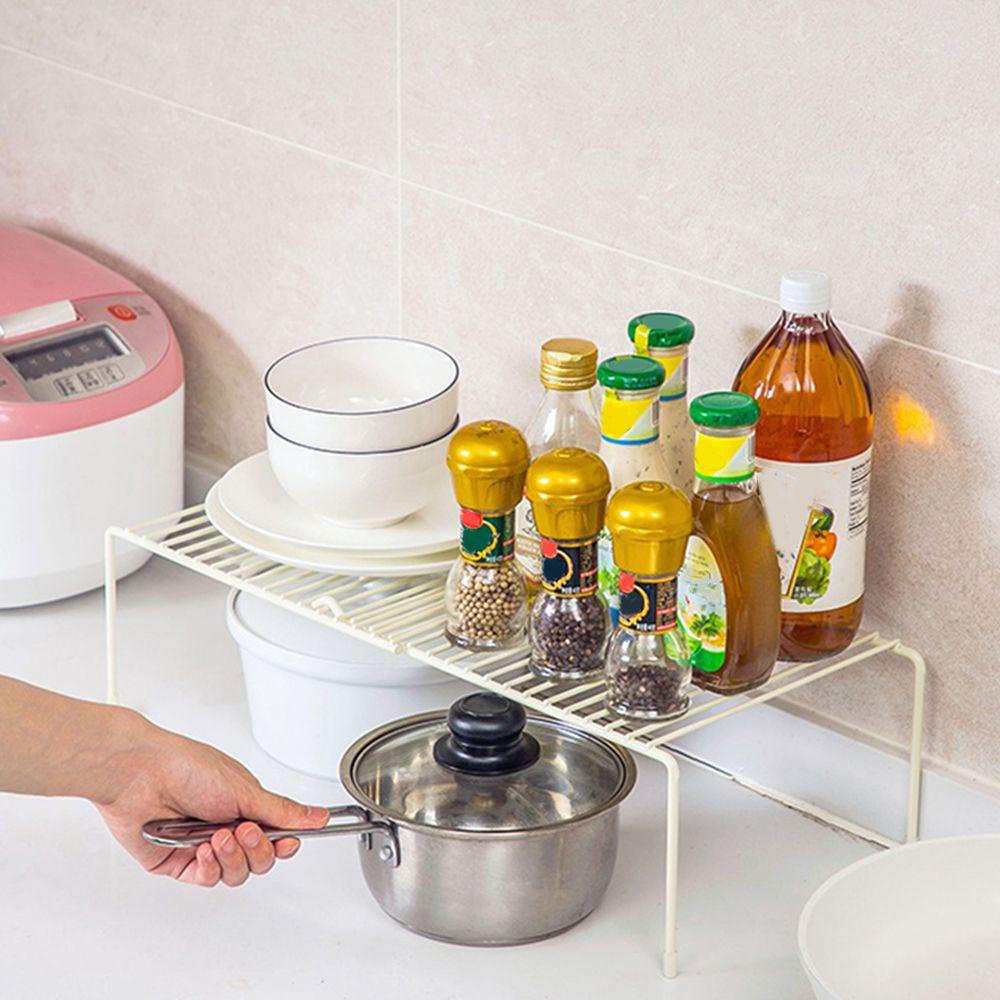 Kệ Nhựa Đựng Đồ Trang Điểm / Gia Vị Có Thể Điều Chỉnh Cho Tủ Bếp