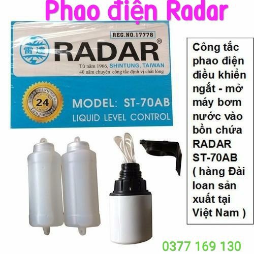 Phao điện RADAR ST-70AB - CÔNG TẮC ĐỊNH VỊ CHẤT LỎNG