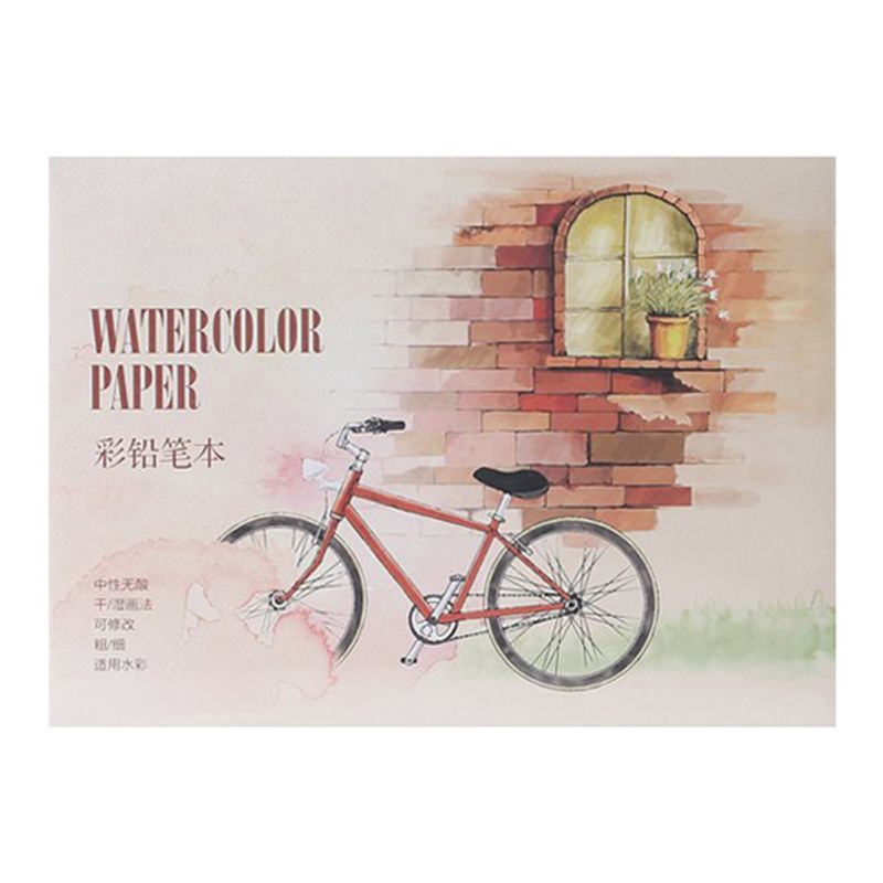 COLO 12Sheet A5/A6 Watercolor Sketchbook Paper for Drawing Painting Color Pencil Book