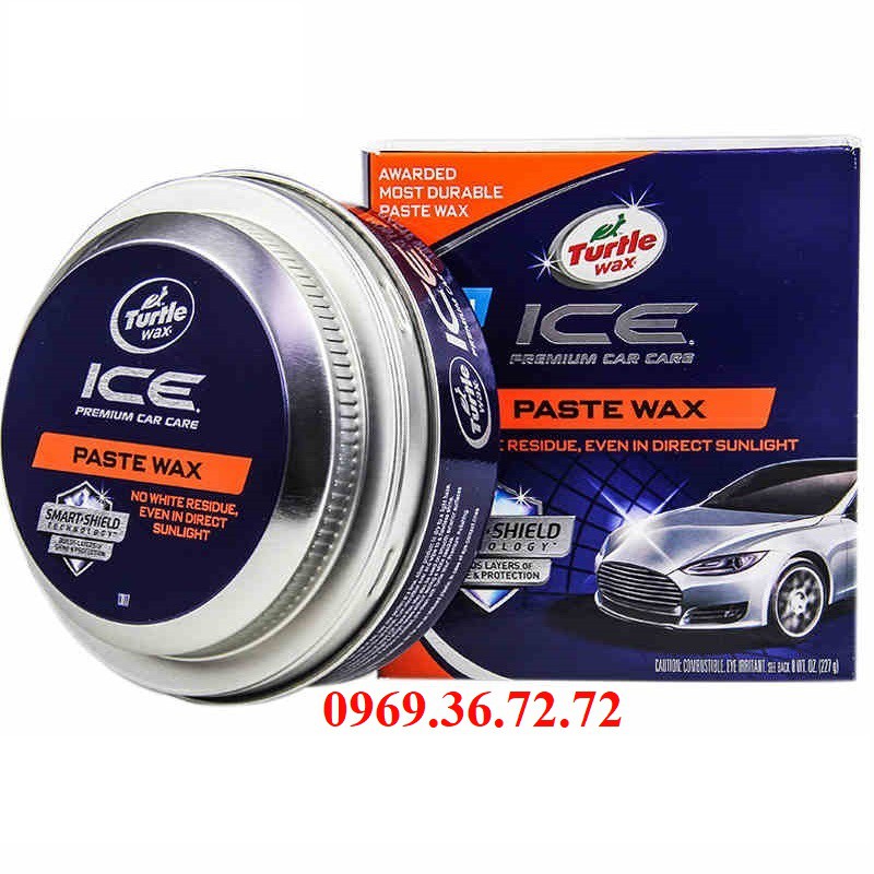 Pát phủ bóng và bảo vệ mặt sơn Turtle Wax ICE Paste Wax