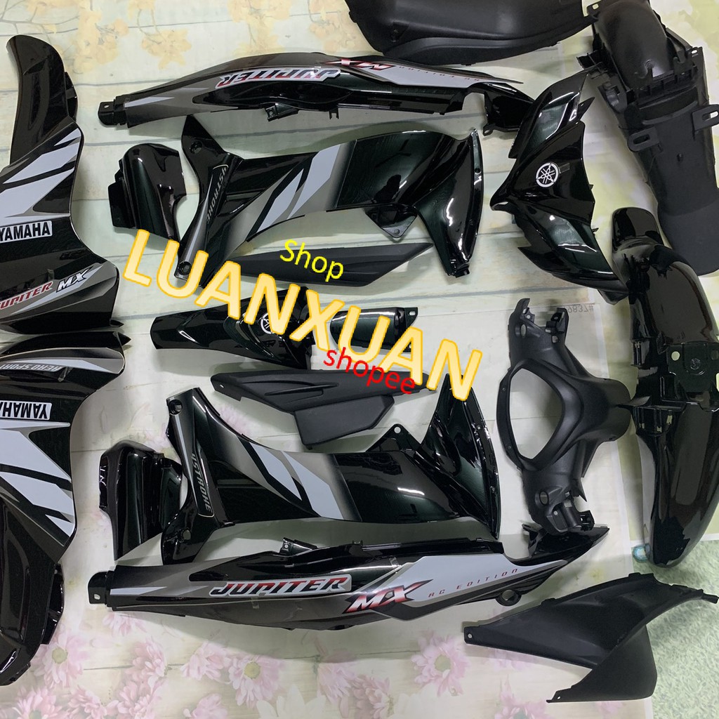 Dàn áo xe JUPITER MX  màu ĐEN -JUPITER GRAVITA ,nhựa nguyên sinh ABS loại 1